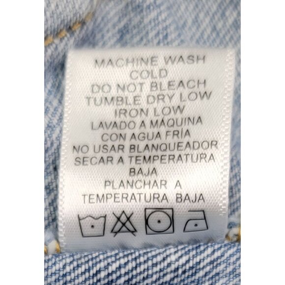 Love Tree Denim Jacket The Daisy Short Button Pockets Womens Med New Tags - Picture 4 of 9